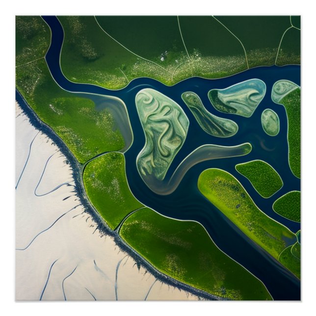 Pôster Marshland Elegance (Frente)