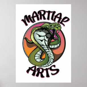Poster Martial Arts Snake