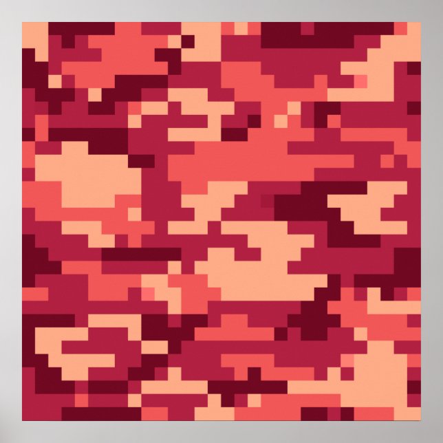 POSTER MARTIAN DESERT DIGITAL CAMO / CAMOUFLAGE (Frente)