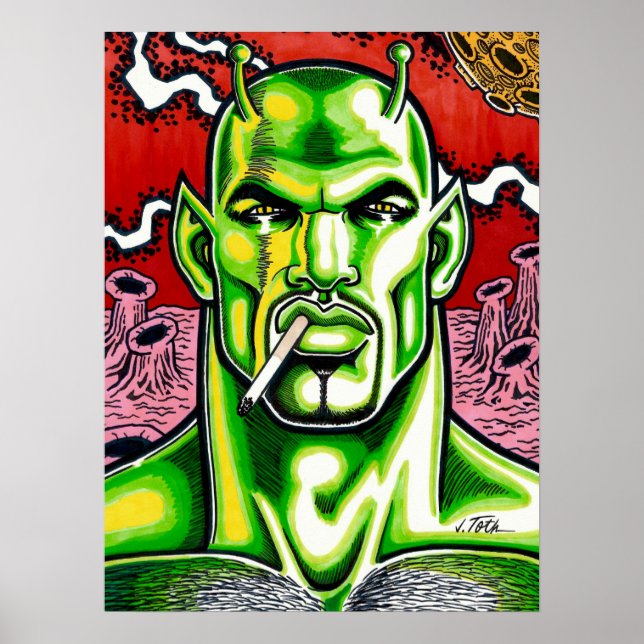 Poster Martian Machismo (Frente)