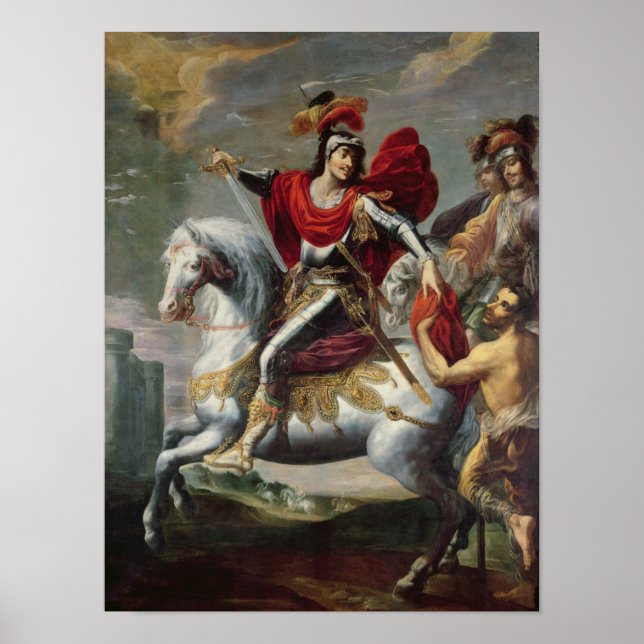 Pôster Martin dividindo sua capa com o mendigo (Frente)