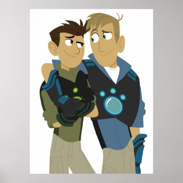 Poster Martin e Chris Kratt Wild Kratts (Frente)