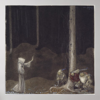 Poster Martin e os Três Troll John Bauer