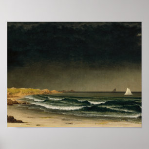 Pôster Martin Johnson Heade - Chegando a Tempestade