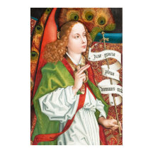 Martin Schongauer Anunciando Anjo Orlier altar