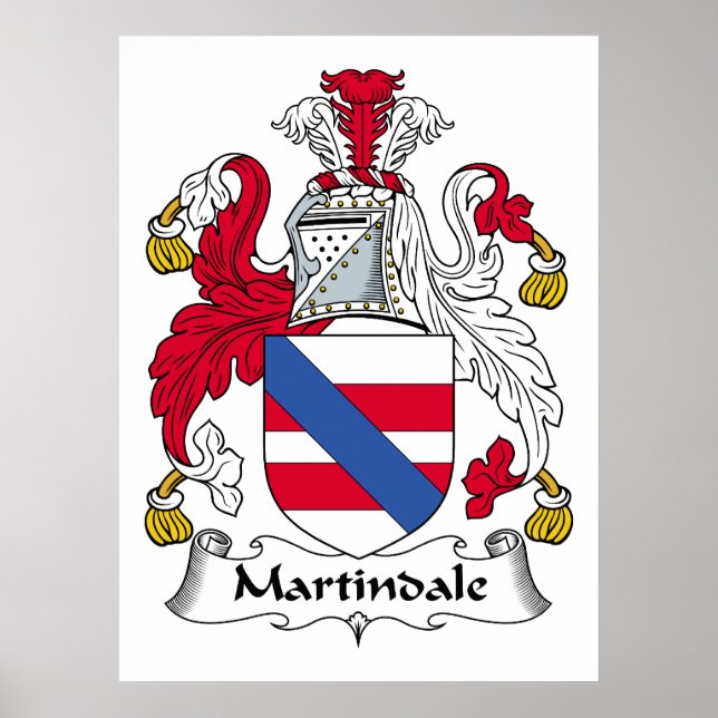 Poster Martindale Family Crest (Frente)