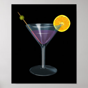 Poster Martini Cocktail - SRF
