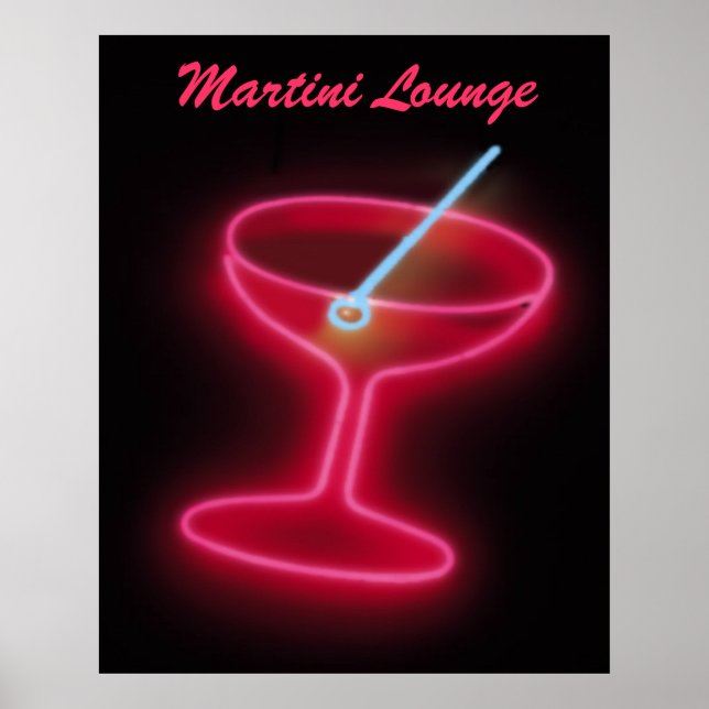 Poster Martini Lounge (Frente)