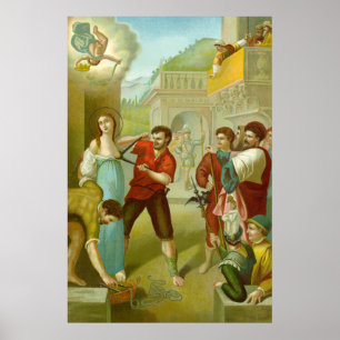 Poster Martírio de Santa Ágata (M 003)