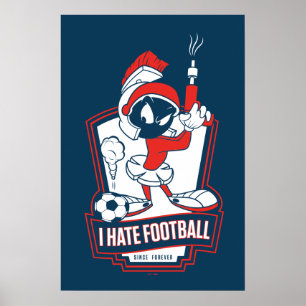 Poster MARVIN O MARCIANO™ "Eu Odeio Futebol" Gráfico