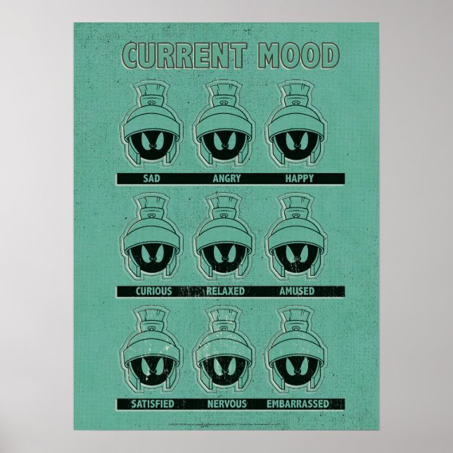 Poster MARVIN, O MARTIAN™ Current Mood Chart (Gráfico de  (Frente)