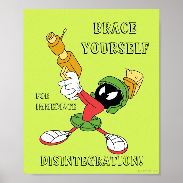 Poster MARVIN THE MARTIAN™ AMING Laser (Frente)