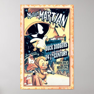 Pôster MARVIN THE MARTIAN™, DAFFY DUCK™ e Porky Pig