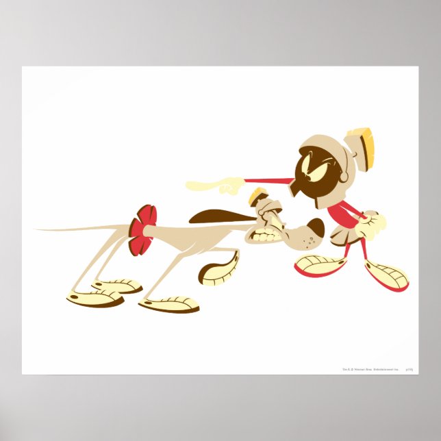 Pôster MARVIN THE MARTIAN™ e K-9 4 (Frente)