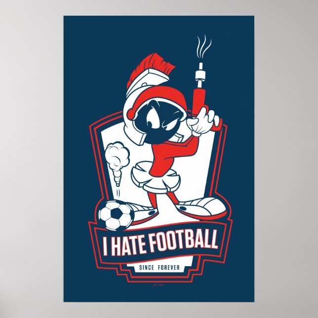 Poster MARVIN THE MARTIAN™ "I Hate Football" Graphic (Frente)