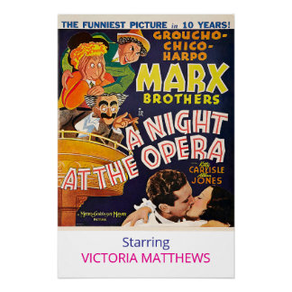 Pôster Marx Brothers Personalized Star Movie Poster