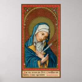 Poster Mary as Mater Dolorosa (Mãe das Tristezas) (SAU20)
