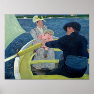 Poster Mary Cassatt - A Festa do Barco