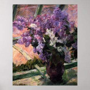 Poster Mary Cassatt - Lilases numa Janela