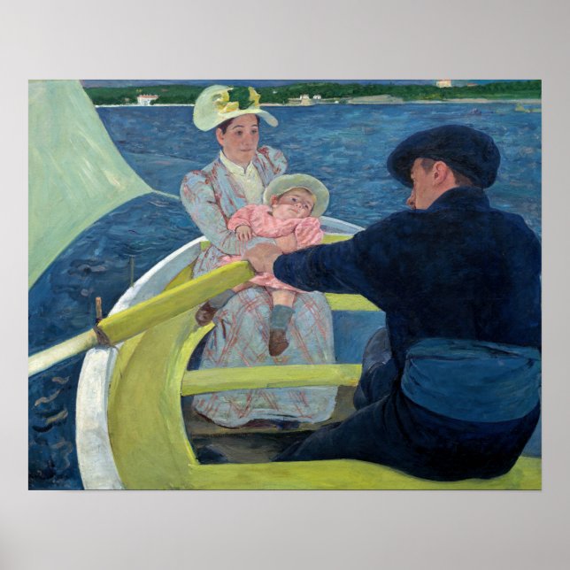 Poster Mary Cassatt - O Partido do Barco (Frente)