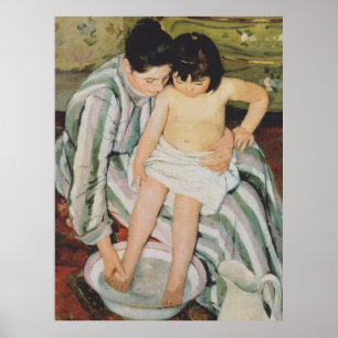 Poster Mary Cassatt Pintando Arte Mãe