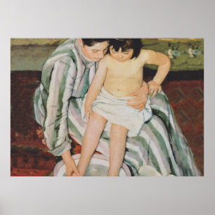 Poster Mary Cassatt Pintando Arte Mãe