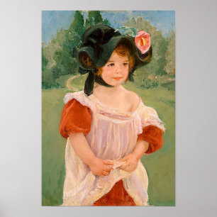 Pôster Mary Cassatt "Primavera: Margot em um jardim"