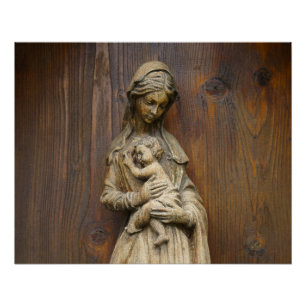 Pôster Mary E Baby Jesus