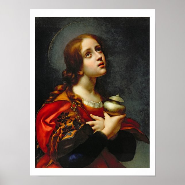 Pôster Mary Magdalene, 1660-70 (óleo na canvas) (Frente)
