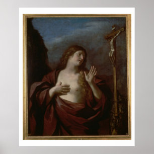 Poster Mary Magdalene em Penitência (óleo na canvas) 2