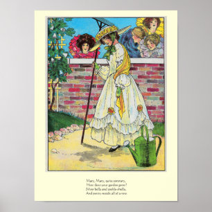 Poster Mary Mary Muito Ao Contrário De Como Seu Jardim Cr