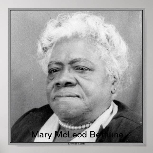 Poster Mary McLeod Bethune (Frente)