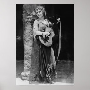 Pôster Mary Pickford, início dos anos 1900
