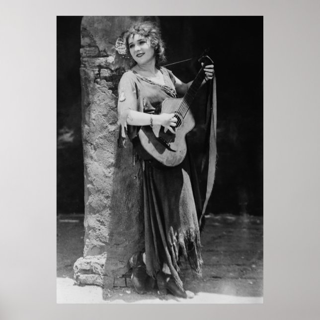 Pôster Mary Pickford, início dos anos 1900 (Frente)
