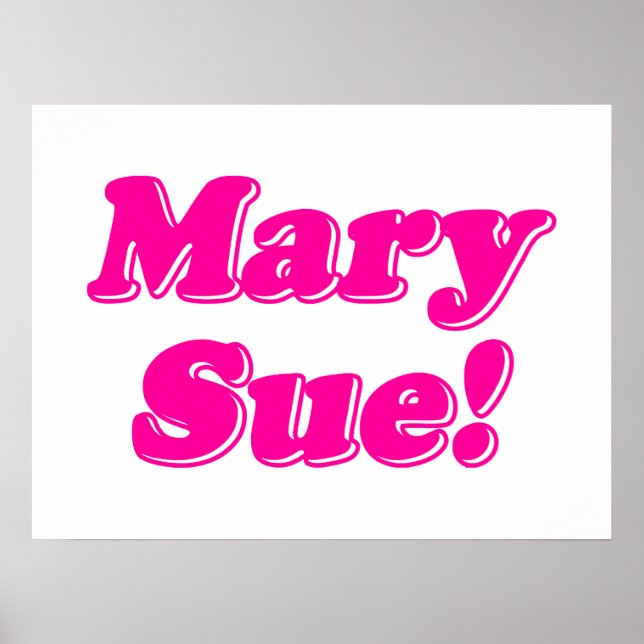 Poster Mary Sue! (Frente)