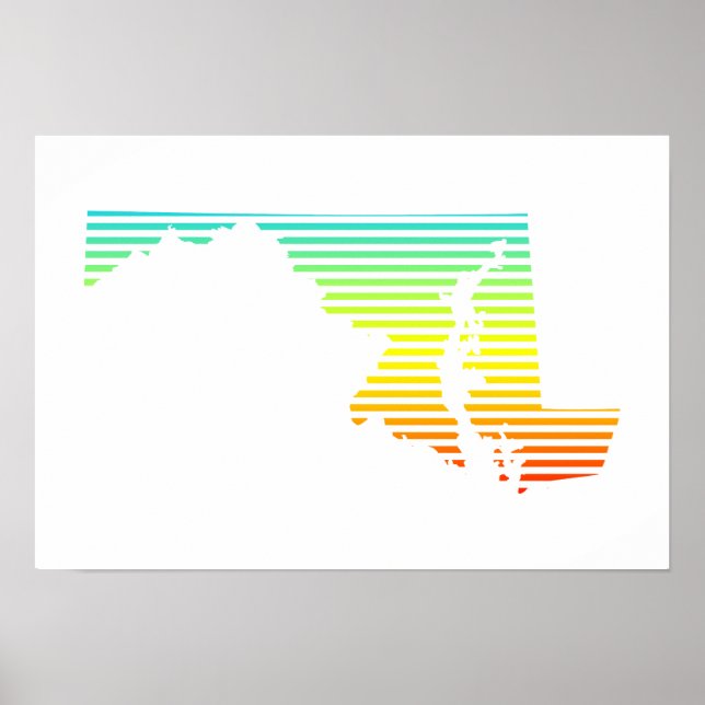 Poster maryland chill fade (Frente)