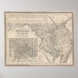 Poster Maryland e Delaware