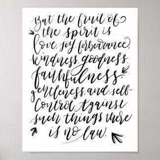 Poster Mas a Fruta do Espírito