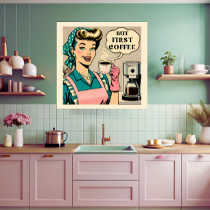 Poster Mas a primeira arte de cozinha em quadrinhos do 50