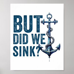 Poster Mas Afundamos o Barco Capitão do Navio Pontão de B