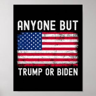 Poster Mas Biden Ou Trump 2024 Anti Biden & Trump Ele