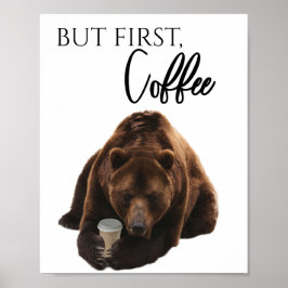 Poster Mas o primeiro café