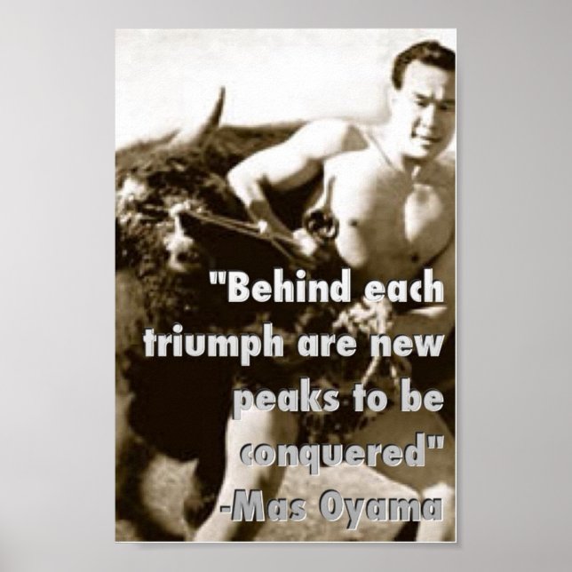 Poster Mas Oyama Bull (Frente)