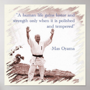 Poster Mas Oyama Vida Humana