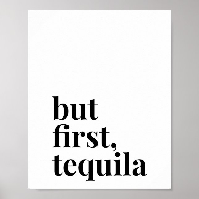 Poster Mas Primeira Tequila (Frente)