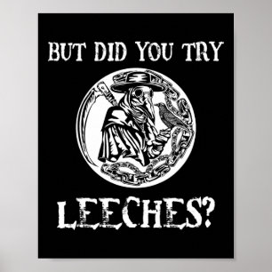 Poster Mas Tentou O Médico Da Peste De Leeches Na Idade M
