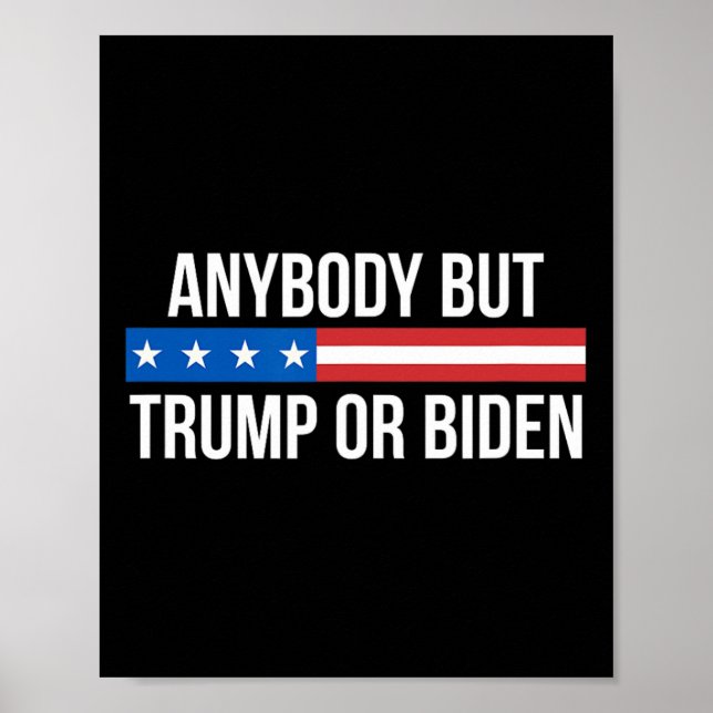 Poster Mas Trump Ou Biden - (Frente)