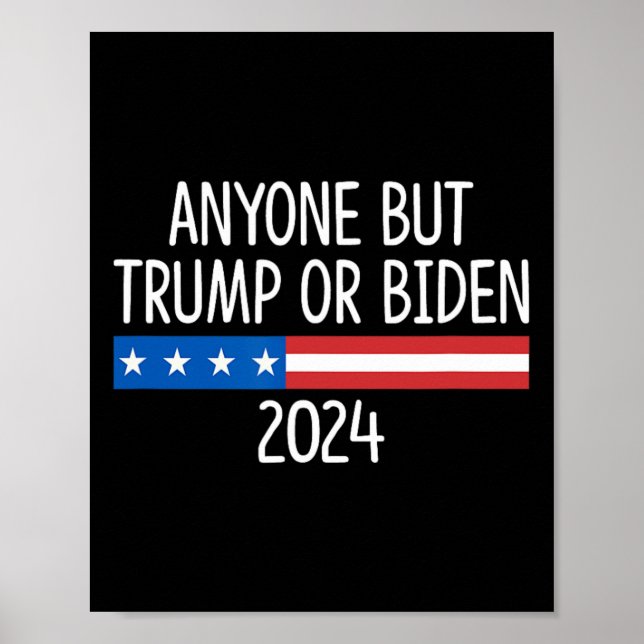 Poster Mas Trump Ou Biden 2024 - (Frente)