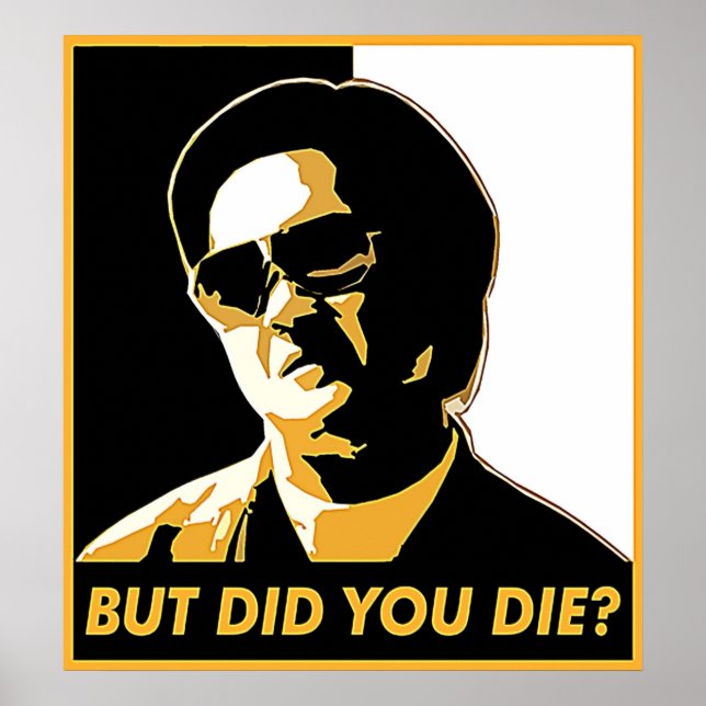 Poster Mas Você Morreu? (Frente)