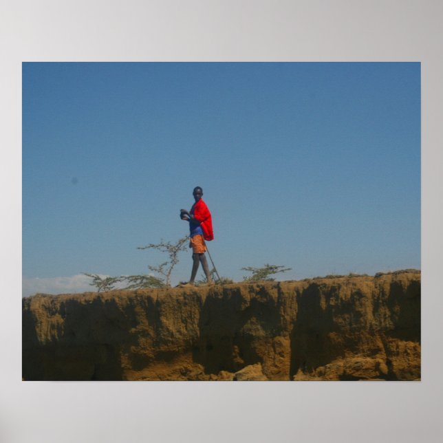 Poster masai kenya (Frente)